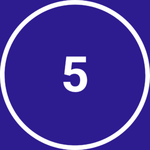 5, numéro, number