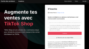 TikTok shopping France
